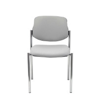 Silla fija Styl bali gris chasis cromo