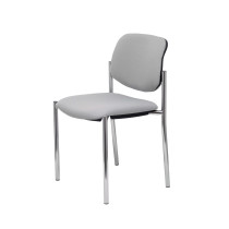 Silla fija Styl bali gris chasis cromo