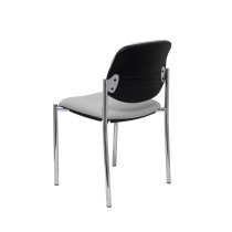 Silla fija Styl bali gris chasis cromo