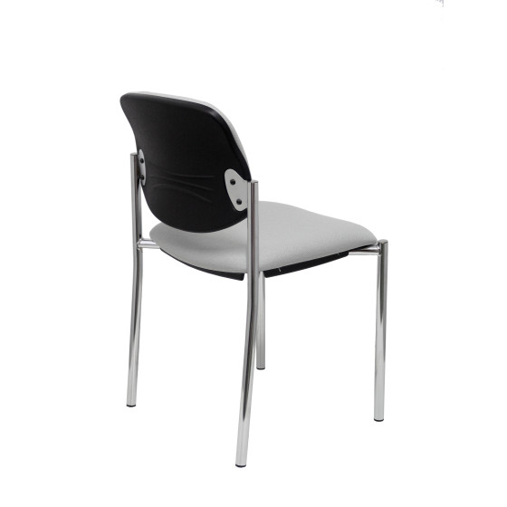 Silla fija Styl bali gris chasis cromo