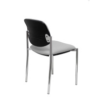Silla fija Styl bali gris chasis cromo