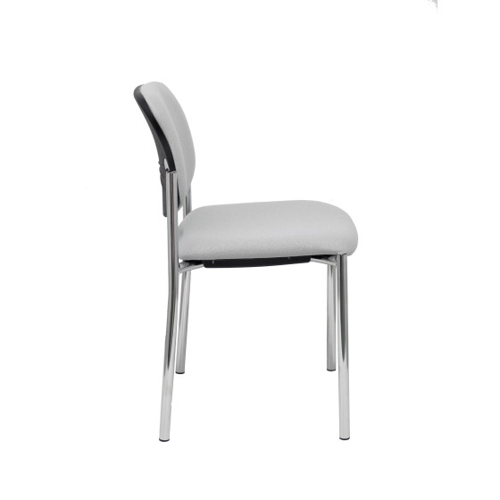 Silla fija Styl bali gris chasis cromo