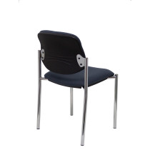 Silla fija Styl bali gris oscuro chasis cromo