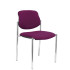 Silla fija Styl bali morado chasis cromo