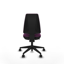 Elche CP similpiel morado base piramidal ruedas nailon 65mm