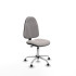 Algarra CP similpiel blanco  base cromada topes