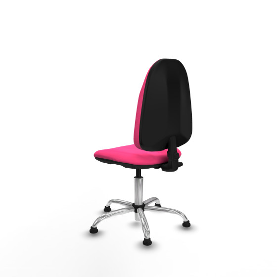 Algarra CP similpiel rosa  base cromada topes