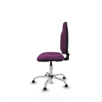 Algarra CP similpiel morado  base cromada topes