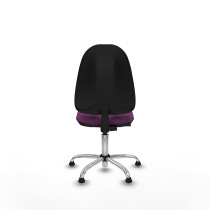 Algarra CP similpiel morado  base cromada topes