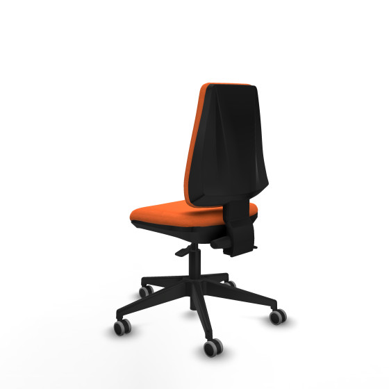 Elche AS bali naranja base piramidal ruedas engomadas 65mm