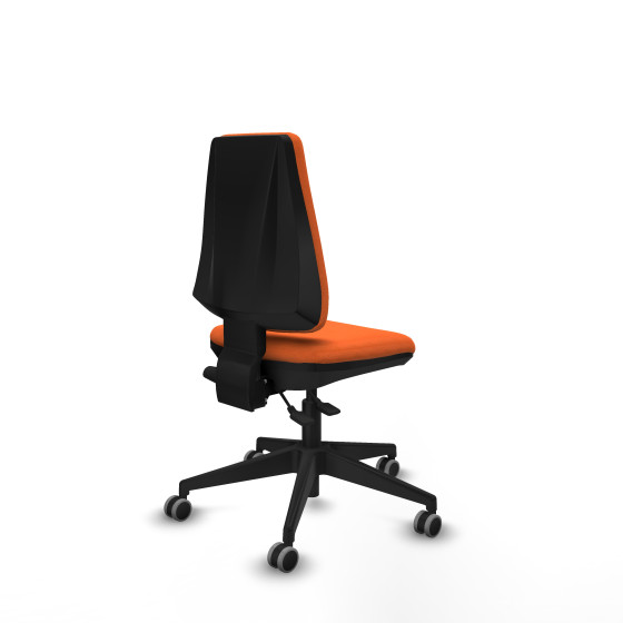 Elche AS bali naranja base piramidal ruedas engomadas 65mm