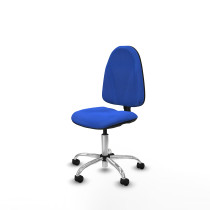 Algarra CP bali azul  base cromada ruedas nailon 50mm