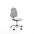 Algarra CP bali blanco base cromada ruedas engomadas 50mm