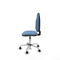 Algarra CP bali azul cielo  base cromada ruedas engomadas 50mm