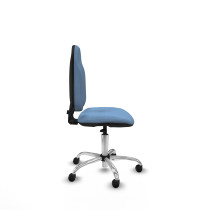 Algarra CP bali azul cielo  base cromada ruedas engomadas 50mm