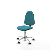 Algarra CP bali turquesa  base cromada ruedas engomadas 50mm