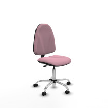 Algarra CP bali rosa  base cromada ruedas engomadas 50mm