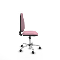 Algarra CP bali rosa  base cromada ruedas engomadas 50mm