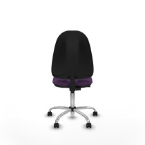 Algarra CP bali morado  base cromada ruedas engomadas 50mm