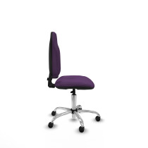 Algarra CP bali morado  base cromada ruedas engomadas 50mm