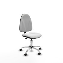 Algarra CP bali blanco base cromada ruedas autofrenantes 50mm