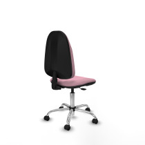 Algarra CP bali rosa  base cromada ruedas autofrenantes 50mm