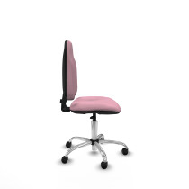 Algarra CP bali rosa  base cromada ruedas autofrenantes 50mm