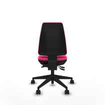 Elche AS similpiel rosa base piramidal ruedas nailon 65mm