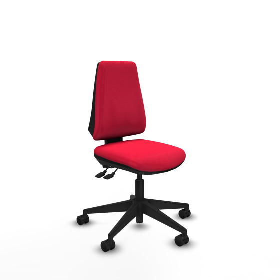 Elche AS bali rojo base piramidal ruedas nailon 65mm