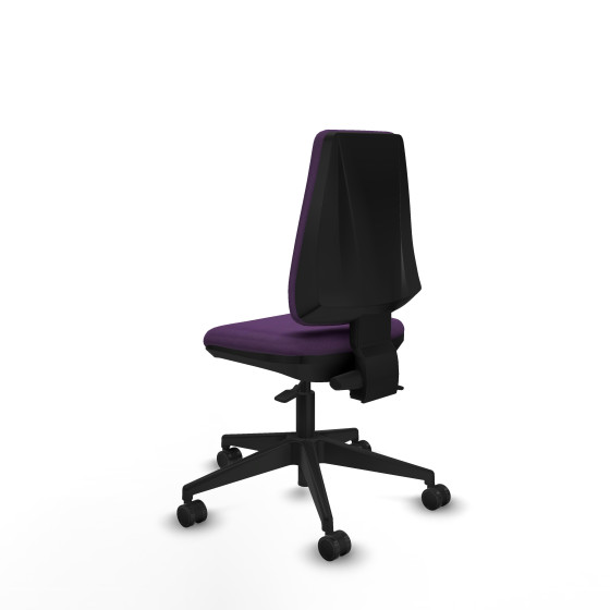Elche AS bali morado base piramidal ruedas nailon 65mm