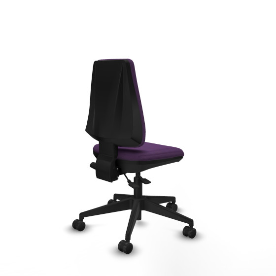 Elche AS bali morado base piramidal ruedas nailon 65mm