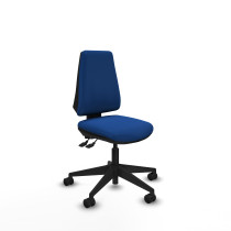 Elche AS similpiel azul base piramidal ruedas nailon 65mm