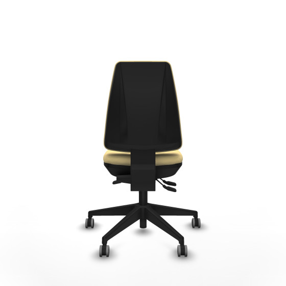 Elche AS similpiel crema base piramidal ruedas engomadas 65mm