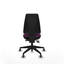 Elche AS similpiel morado base piramidal ruedas engomadas 65mm