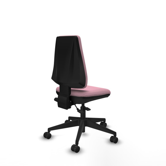 Elche AS bali rosa base piramidal ruedas nailon 65mm
