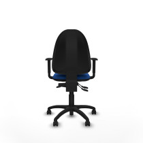 Aýna AS similpiel azul brazos 1D base poliamida ruedas engomadas 50mm