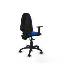 Aýna AS similpiel azul brazos 1D base poliamida ruedas engomadas 50mm