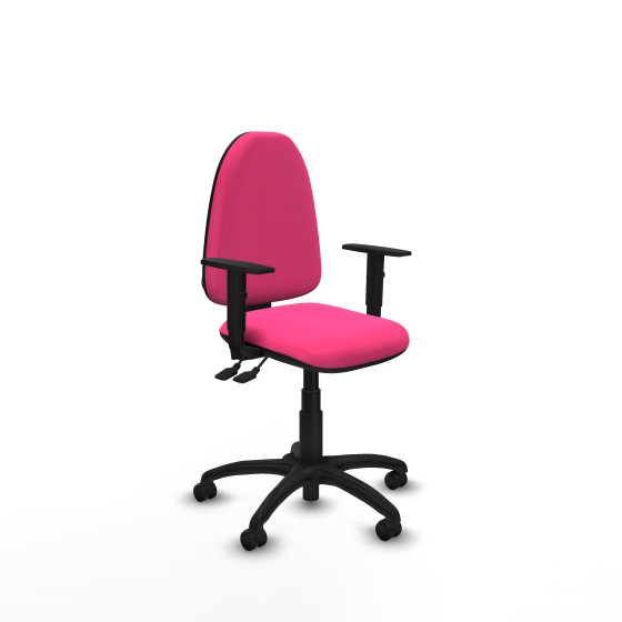 Aýna AS similpiel rosa brazos 1D base poliamida ruedas engomadas 50mm