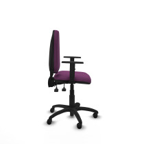 Aýna AS similpiel morado brazos 1D base poliamida ruedas engomadas 50mm