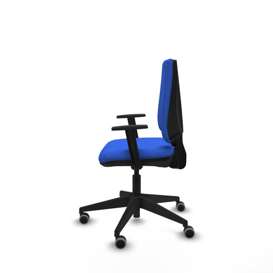 Elche CP bali azul brazos 1D base piramidal ruedas engomadas 65mm