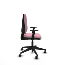 Elche CP bali rosa brazos 1D base piramidal ruedas engomadas 65mm