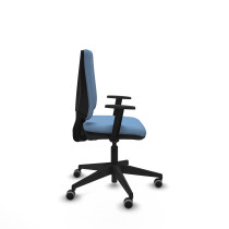 Elche CP bali azul cielo brazos 1D base piramidal ruedas engomadas 65mm