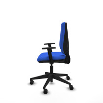 Elche CP bali azul brazos 1D base piramidal ruedas nailon 65mm