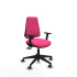 Elche AS similpiel rosa brazos 1D base piramidal ruedas engomadas 65mm
