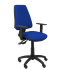Silla Elche S similpiel azul brazos regulables
