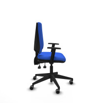 Elche AS bali azul brazos 1D base piramidal ruedas engomadas 65mm