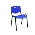 Pack 4 sillas Iso plastic PVC azul