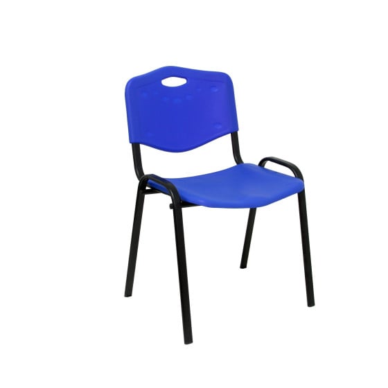 Pack 4 sillas Iso plastic PVC azul