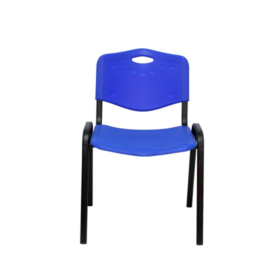 Pack 4 sillas Iso plastic PVC azul