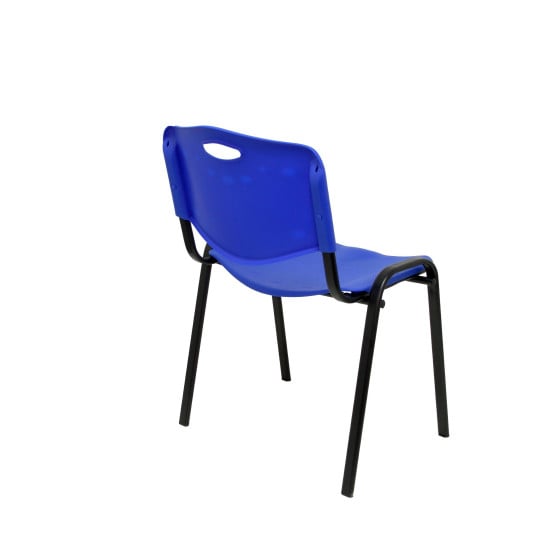 Pack 4 sillas Iso plastic PVC azul